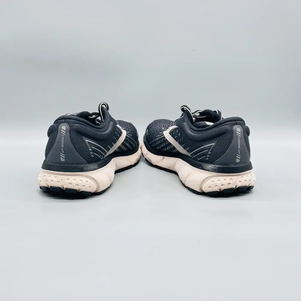 Brooks Shoes Womens 8.5 D Black Mesh Ghost 13 Running Athletic Sneakers Comfort